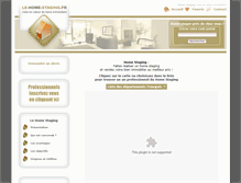 Tablet Screenshot of le-home-staging.fr